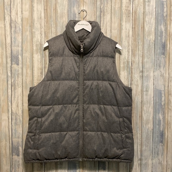 Old Navy Grey Puffer Full Zipper Vest | Size XL | Grey | Unisex - Picture 6 of 12